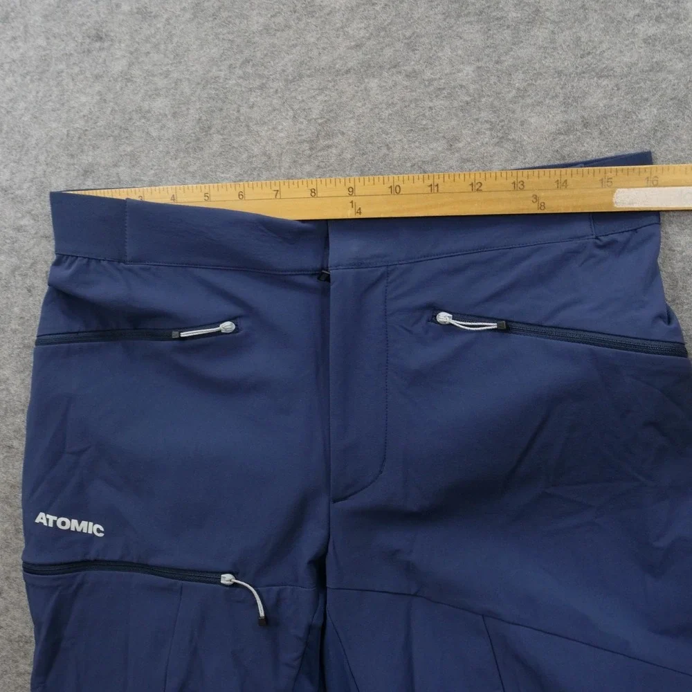 Atomic Ski Pants Mens medium Blue Straight Leg Zipper Pockets
